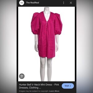 Hunter Bell Pink Mini Dress